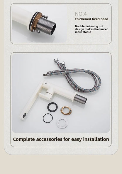Brass Cold Bathroom Faucet Grey Toilet Vanity Basin