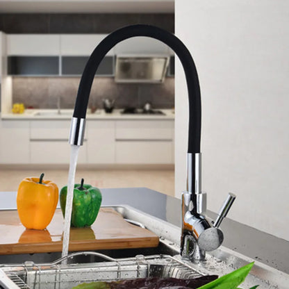 Rotatable Universal Bending Sink Cold Dual-Use Faucet 304