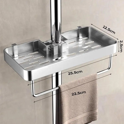 Bathroom Shelf Shampoo Soap Holder Shower Tray Toilet