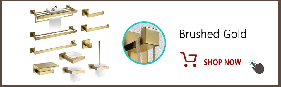 Stainless Steel Bathroom Brushed Nickel Towel Rack Toilet