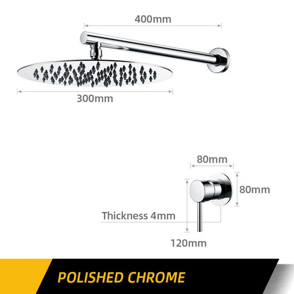 Bathroom Faucet Gunmetal Shower Faucet Wall Mounted 8/10/12