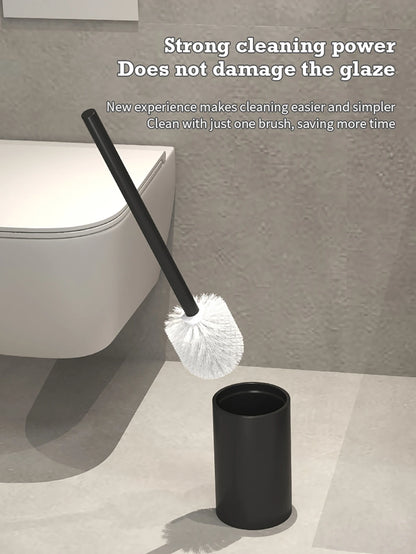 Bathroom Toilet Brush Holder Cleaning Plastic Floor Standing
