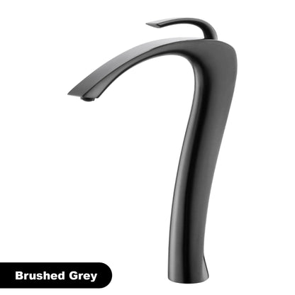 Chrome Luxury Brass Bathroom Vanity Faucet Modern Deck
