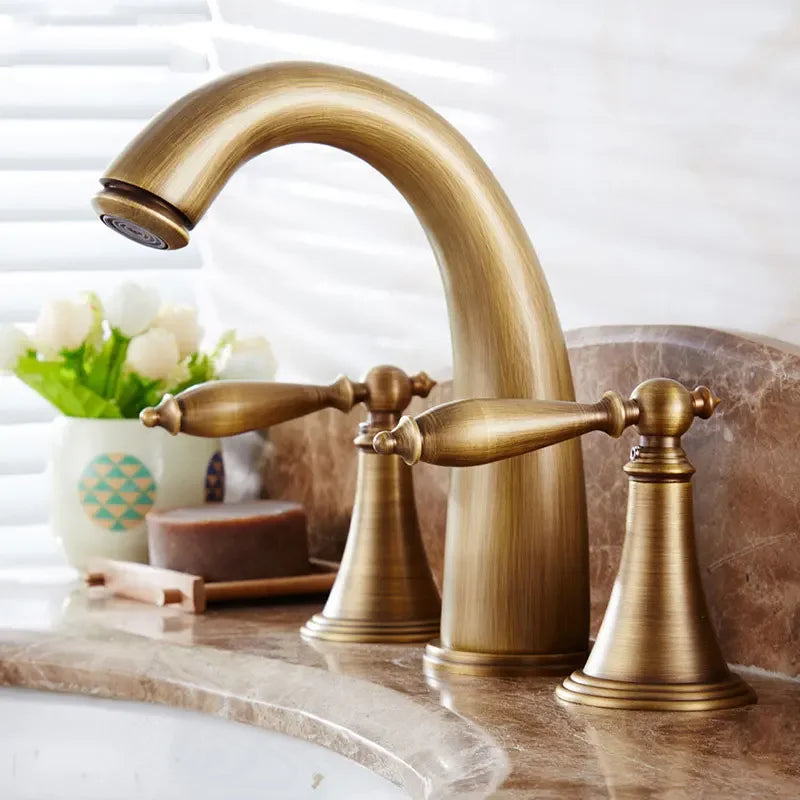 Basin Faucet Holes Dual Control Bathroom Sink Faucet
