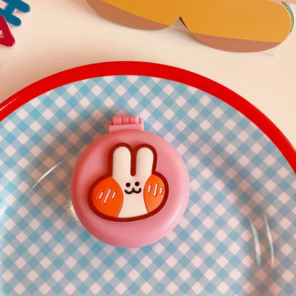 1pcs Mini Cute Folding Air Comb Mirror Compact