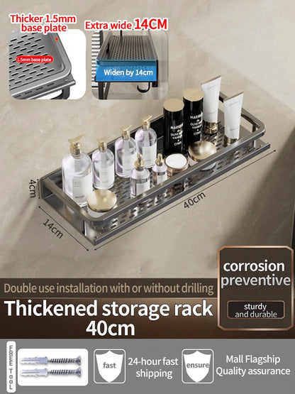 Bathroom Shelf Bathroom Towel Rack Shelves Wall Shower