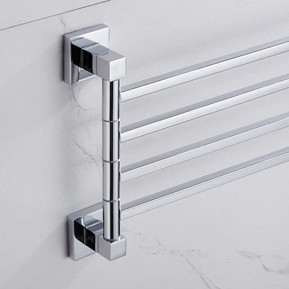 Towel Holder Stainless Steel Swing Arms Towel Rail