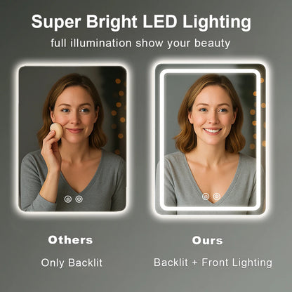 16 24 Inch Led Bathroom Mirror Vanity Mirrors