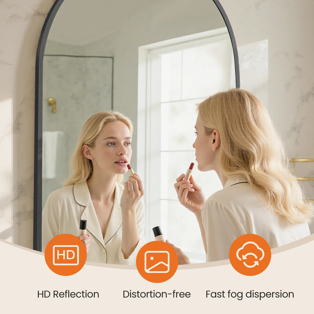 Mcq Arched Bathroom Mirror Or Over Sink Wall