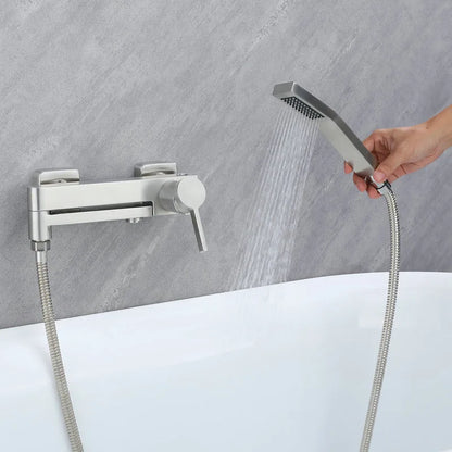 Bathtub Faucet Swing Spout Bathroom Waterfall Faucet 90