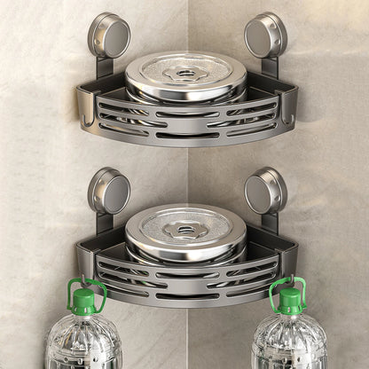 Suction Cup Triangle Corner Shower Caddy Hooks No