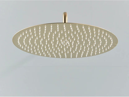 Brushed Gold Shower Faucet Embedded In Ways Shower