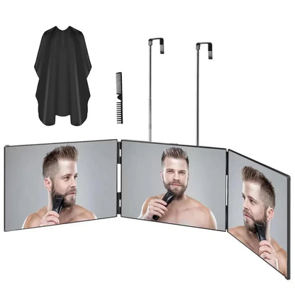 Travel 360 Trifold Vanity Makeup Mirror Height Adjustable