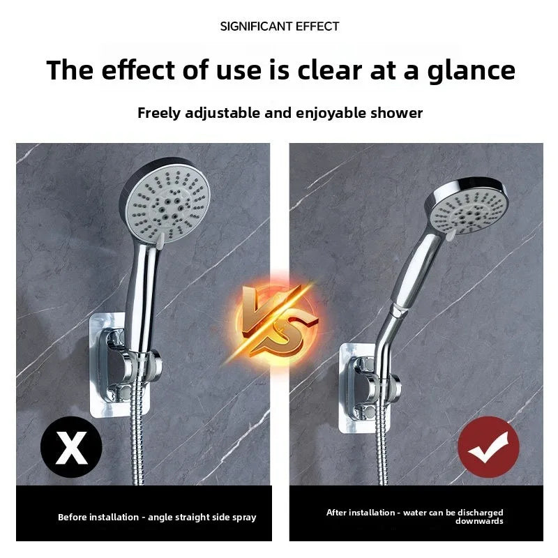 Shower Head Extension Arm Adjustable Angle Rotatable Connector