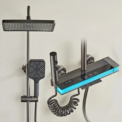 Back Spray Piano Digital Bathrooom Shower System Cold