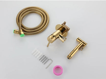 Wall Mounted Bidet Sprayer Faucet Bathroom Cold Water