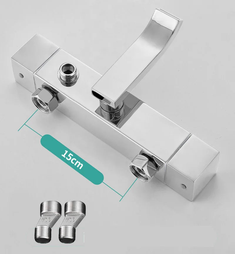 Thermostatic Faucet Bathtub Shower Faucet Wall Mounted