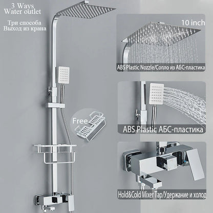 Black Shower Faucet Ways Showers Faucet Systems Adjustable