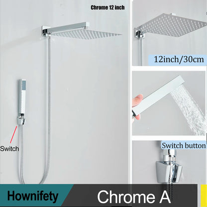 Bathroom Shower Faucet Ways Valve Shower Chrome Mixers