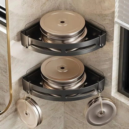 3/2/1 Adhensive Bathroom Shampoo Holder Shower Caddy Shelves