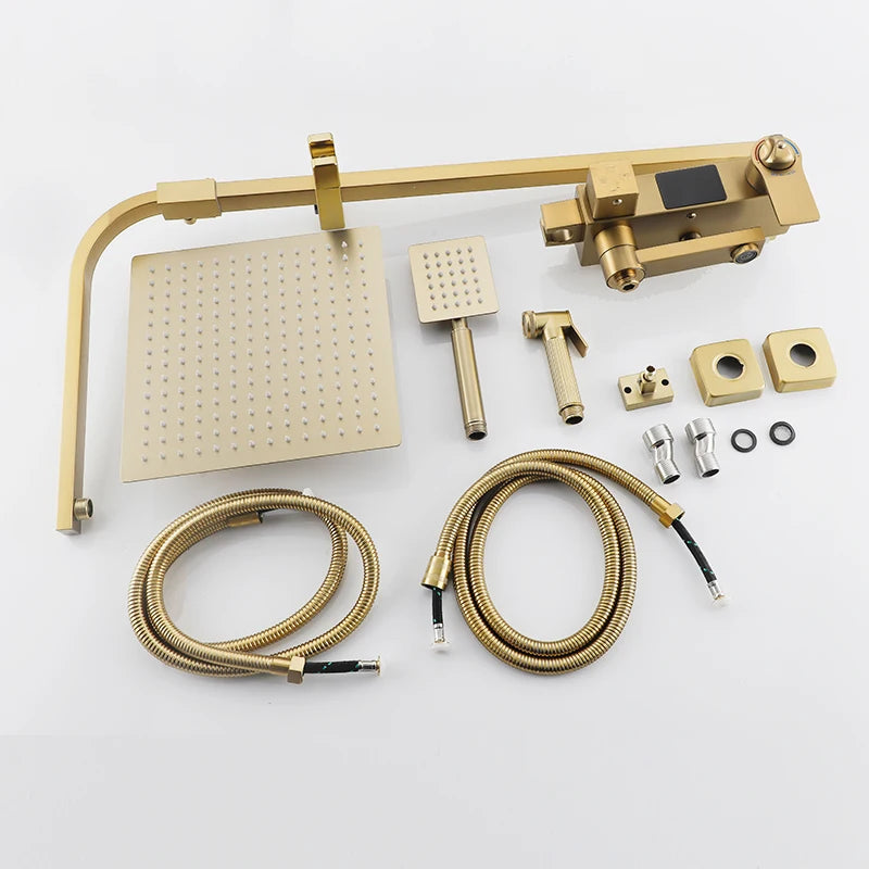 Oxg Shower Faucet Digital Display Bathroom Shower Rain