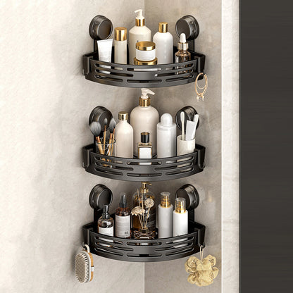Suction Cup Triangle Corner Shower Caddy Hooks No