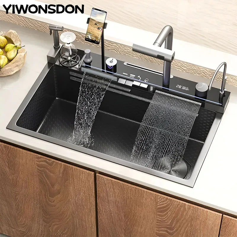 Nano Sink Phone Knife Holder High Pressure Sprayer