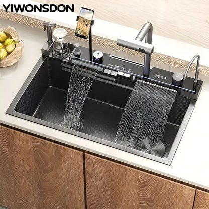 Nano Sink Phone Knife Holder High Pressure Sprayer