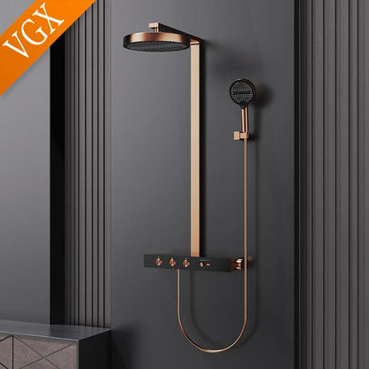 Vgx Thermostatic Shower System Luxury Concealed Bathroom Shower