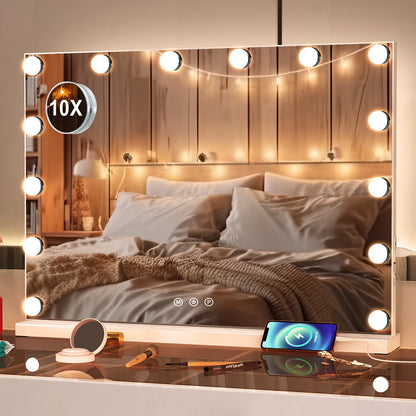Uk Hollywood Mirror Vanity Make Up Mirror Lights