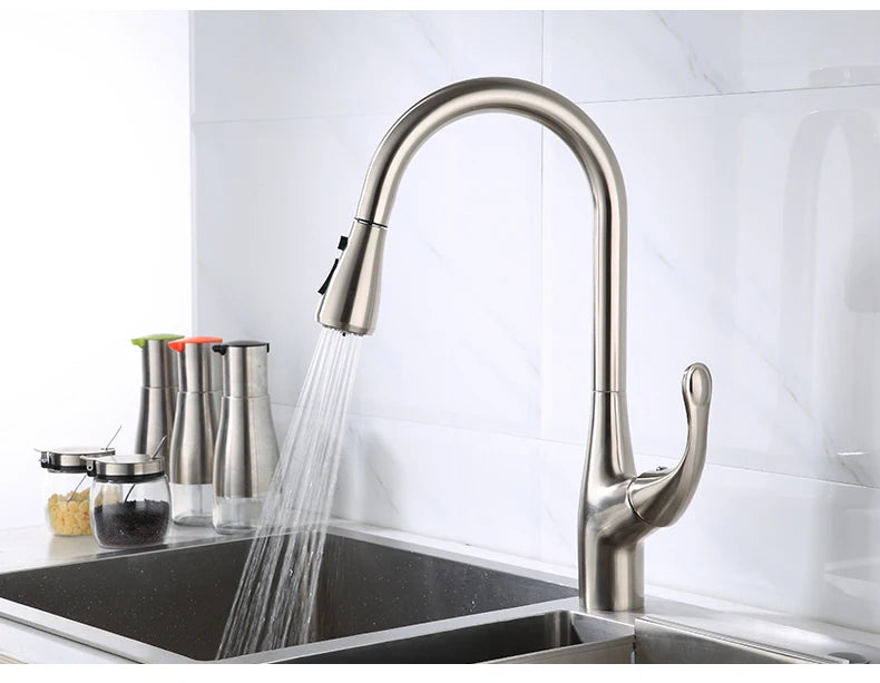 Brushed Nickel Touch On Faucet Quality Brass Cold