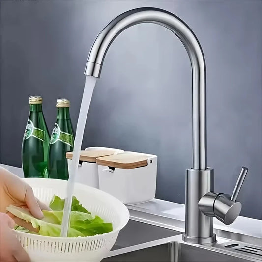 Stainless Steel Faucet 360 Rotatable Stainless Steel Sink