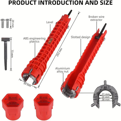 In Sink Faucet Wrench Repair Non-Slip Bathroom Faucet