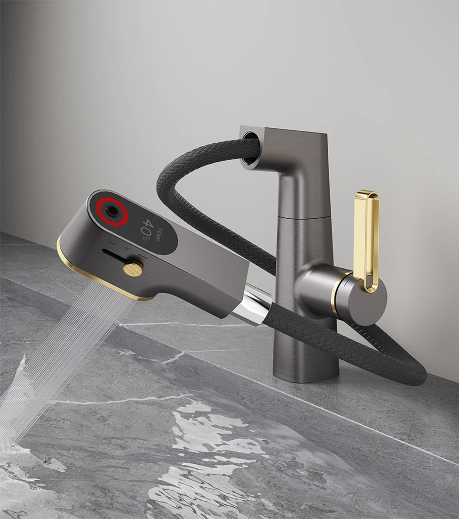 Vgx Bathroom Faucets Pull Out Basin Mixer Sink