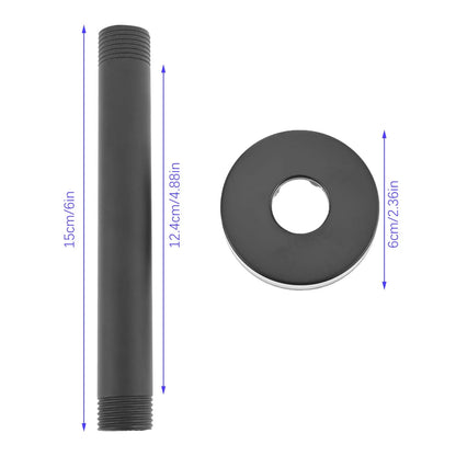 1pc Shower Arm Flange Ceiling Mount Rain Shower