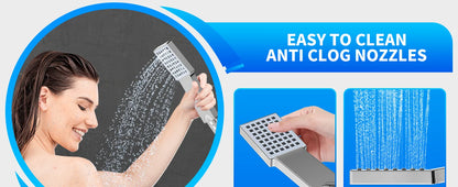 Function Shower Column Panel Stainless Steel Rain Massage