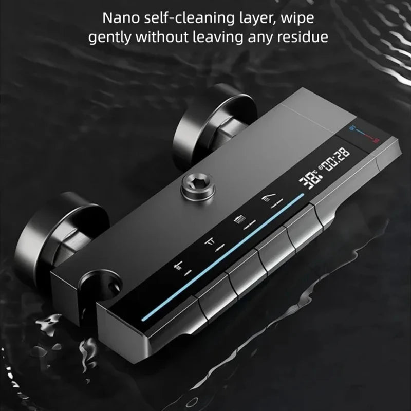 Aluminum Shower Cold Water Digital Display Pressurized Shower