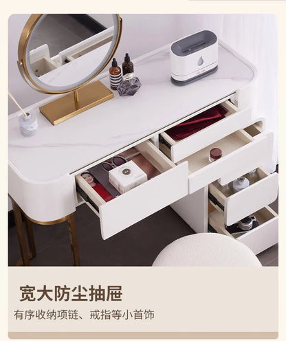White Modern Vanity Table Living Room Makeup Vanity