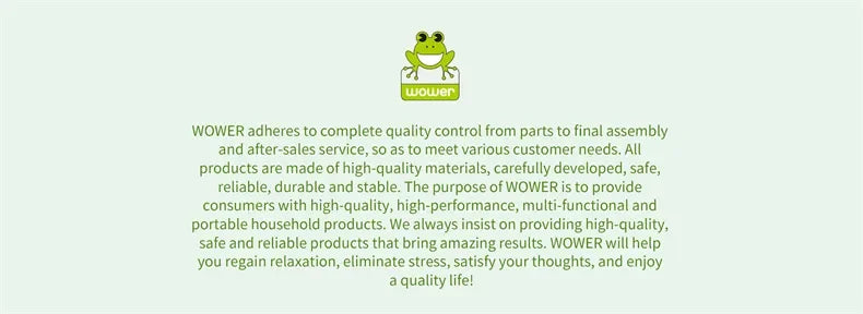 Wower Shower 2200mah Ipx8 Waterproof Electric Shower 2m