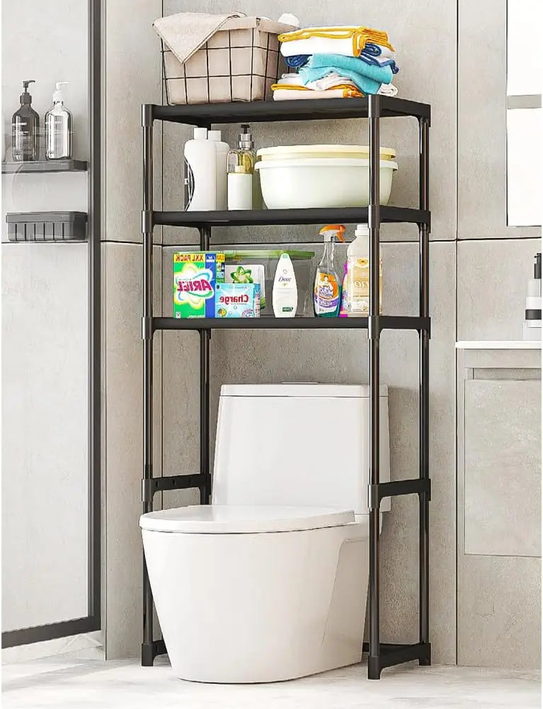 Tier Over Toilet Shelf Freestanding Bathroom Shelves Over