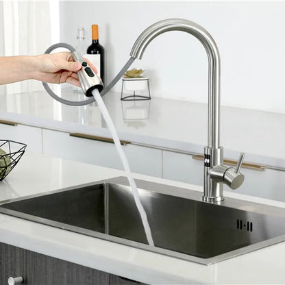 Smart Digital Touch On Faucets Stainless Steel Cold
