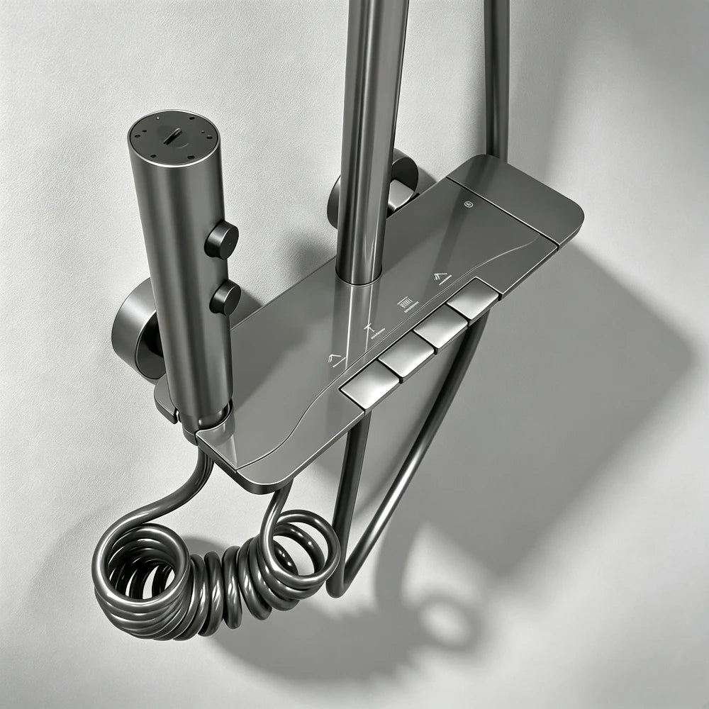 Four Ways Water Outlet Bathroom Shower System Wall