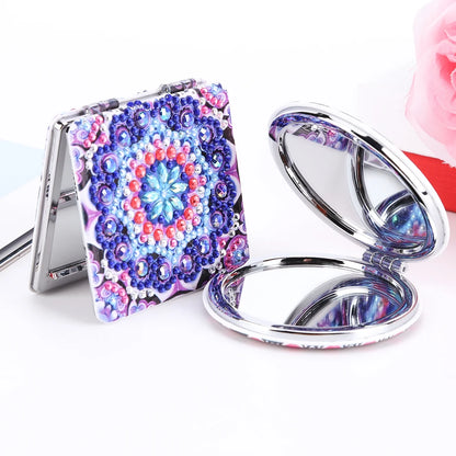 Diy Diamond Art Mosaic Makeup Mirror Cross Stitch