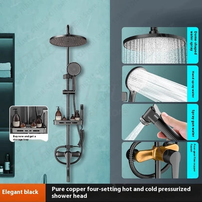 Pressure Water Massage Shower Water Saving Shower System