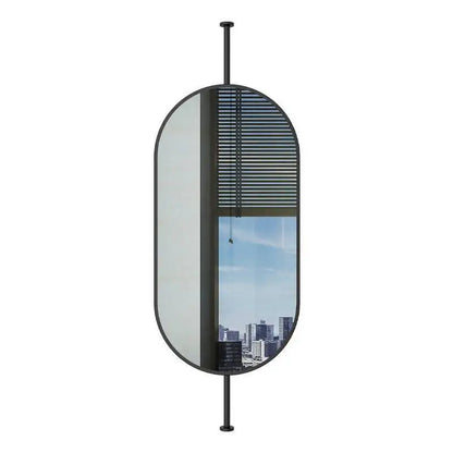 Size60x90cm Ceiling Oval Hanging Mirror Modern Simple Decoration