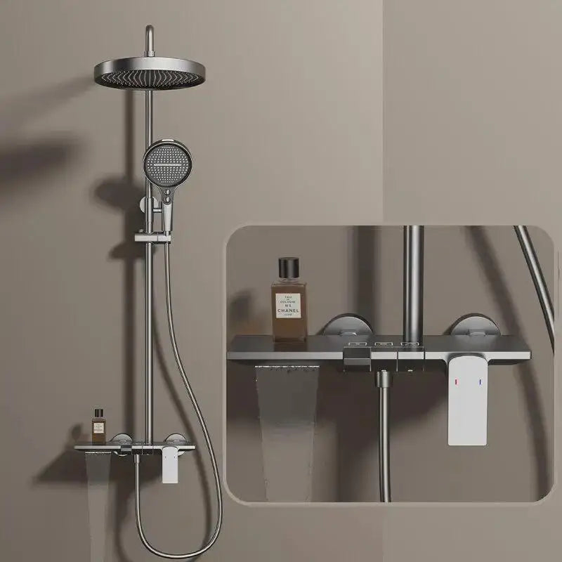Rose Gold Bathroom Shower Cold Mixer Bath Shower