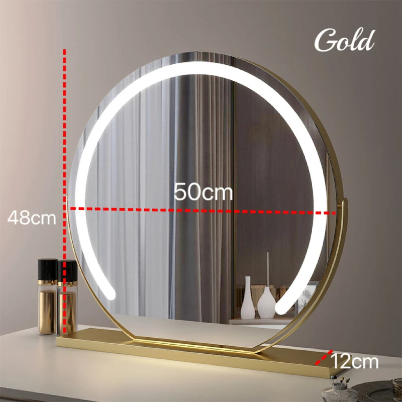 Vanity Makeup Mirror Lights Detachable 15x Magnification Color