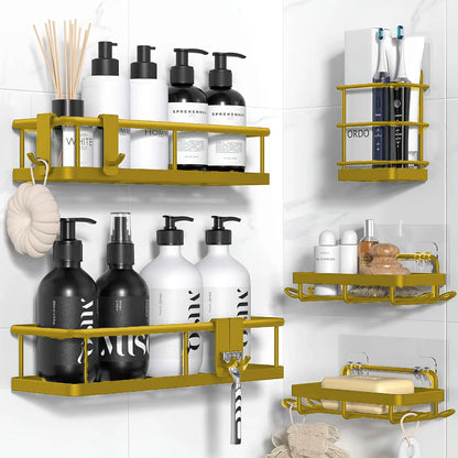 Shower Caddy Adhesive No Drill Bathroom Shower Organizers