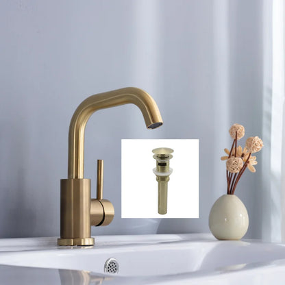 Bathroom Faucet Brushed Gold Bathroom Basin Faucet Cold