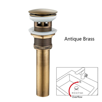 Senlesen Antique Faucet Bathroom Basin Faucet Two Handles
